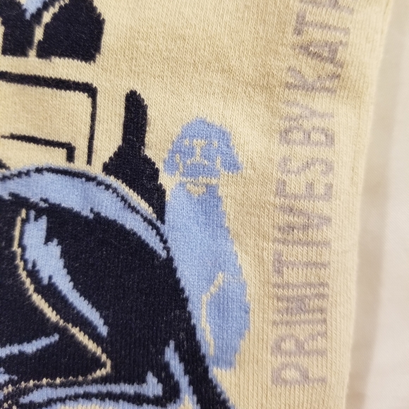 Socks Novelty Dogs Wine Unisex Fun Cream Blue New - Picture 5 of 6